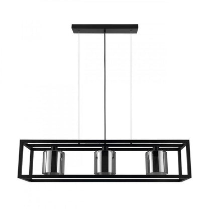 BRISLING COLG ACERO NEGRO L1100 H1100 E27 3X60W IP20