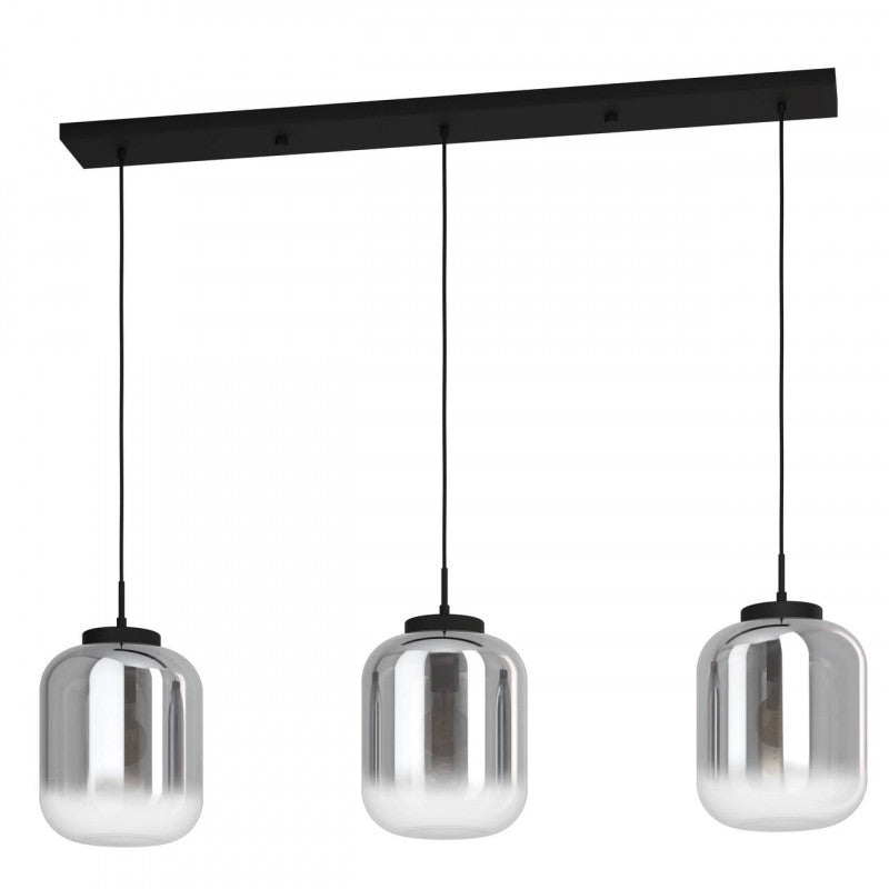 BULCIAGO COLG Acero Negro L1260 H1500 E27 3X40W IP20