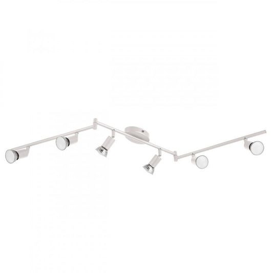 BUZZ-LED FOCO ACERO BLANCO L1050   GU10 6X2,8W IP20