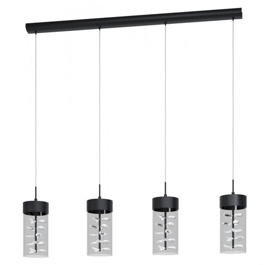 CABEZOLA COLG ACERO L1050 H1100 3000K LED 3000lm 4X6 6W