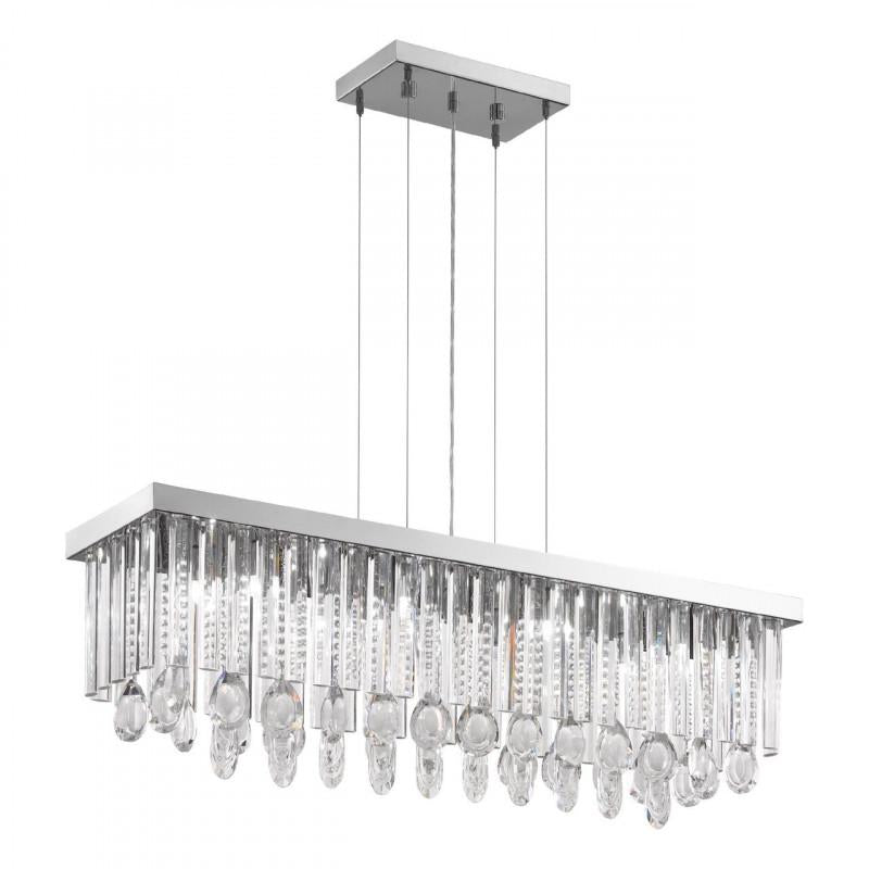 CALAONDA COLG CRISTAL RECT 960X1100 11X33W G9 ECO 4950lm