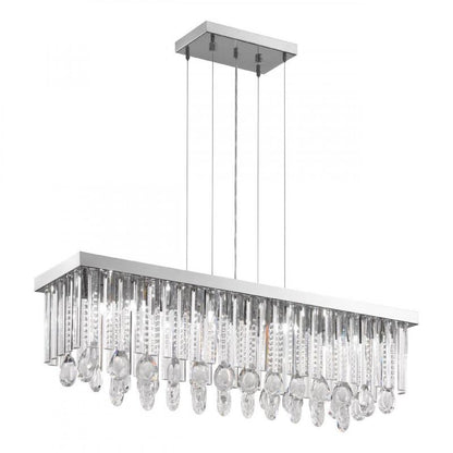 CALAONDA COLG CRISTAL RECT 960X1100 11X33W G9 ECO 4950lm