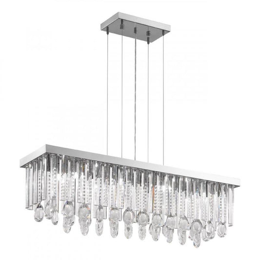 CALAONDA COLG CRISTAL RECT 960X1100 11X33W G9 ECO 4950lm