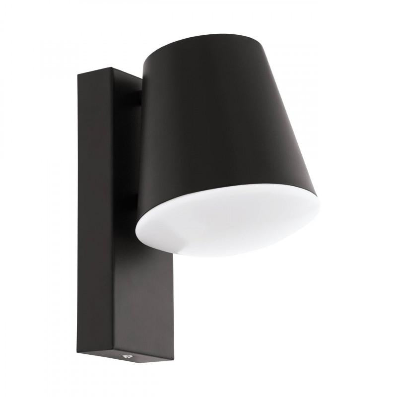 CALDIERO APLIQUE ACERO ANTRACITA L140 H240 E27 1X10W IP44