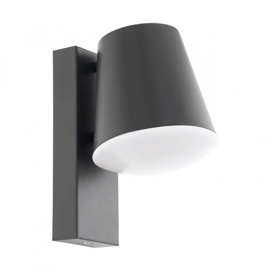 CALDIERO-C APLIQUE ACERO ZINC L140 H240 E27 1X9W IP44