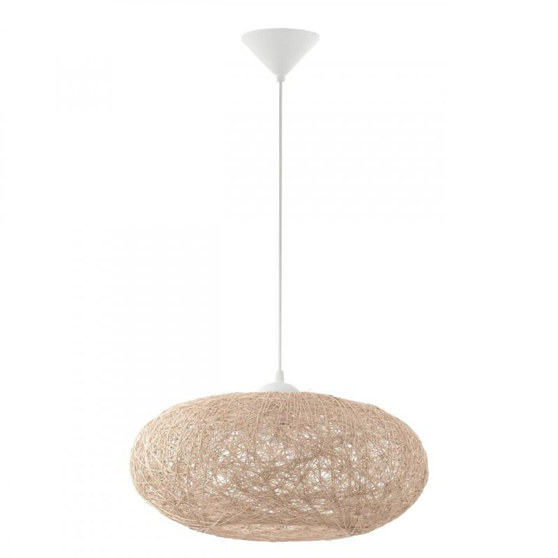 CAMPILO LAMP COLGANTE BLANCO BEIGE 1X60W E27