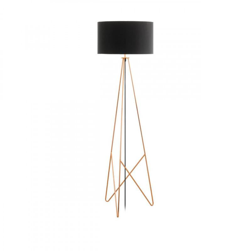 CAMPORALE LAMP PIE NEGRO COBRE H1540 DM450 1X60W E27