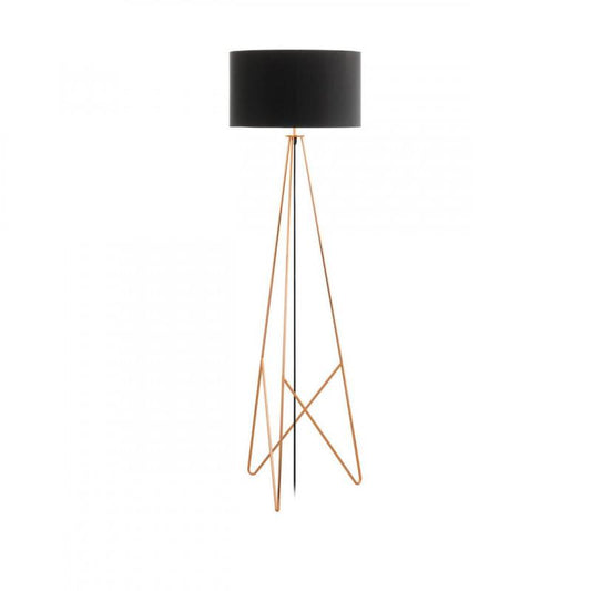 CAMPORALE LAMP PIE NEGRO COBRE H1540 DM450 1X60W E27