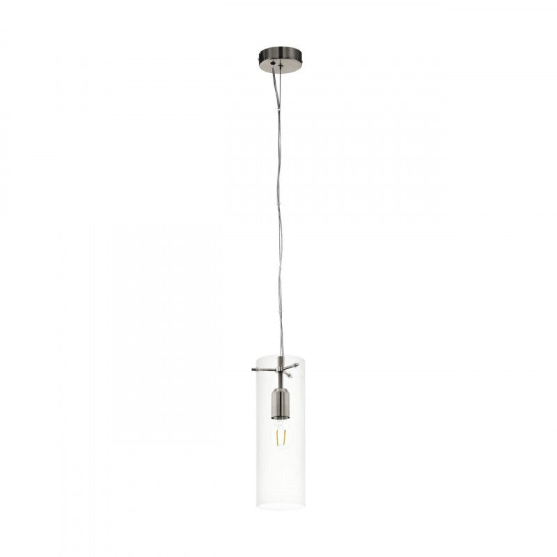 CAPOROSSO COLG ACERO NÍQUEL SATIN H400 DM120 E27 1X60W IP20