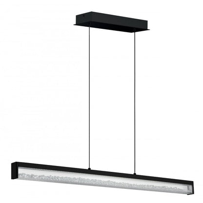 CARDITO 1 COLG ALUM NEGRO L1000 H1100 2750K LED lm 6X6W IP20