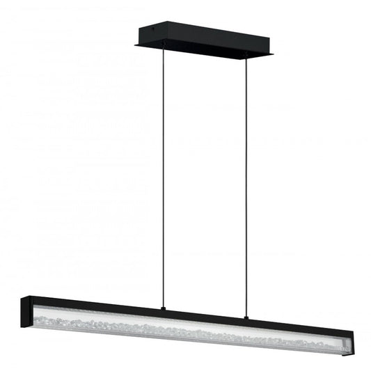 CARDITO 1 COLG ALUM NEGRO L1000 H1100 2750K LED lm 6X6W IP20
