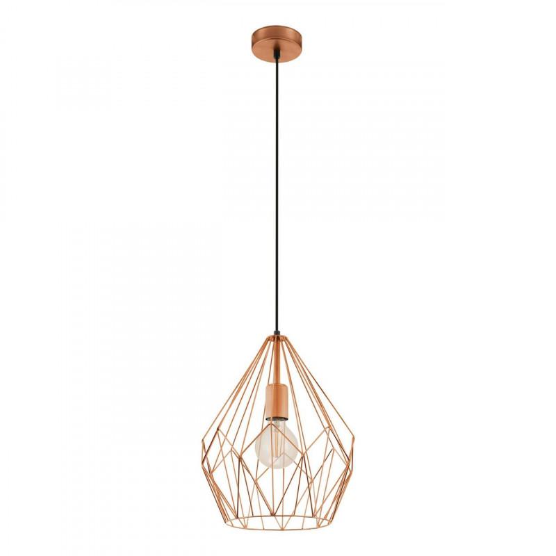 CARLTON LAMP COLG FIERRO COBRE DM310 1X60W E27