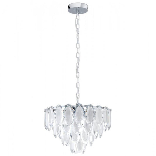 CARVARIO LAMP COLG ACERO CROMO H1100 DM485 E14 7X40W