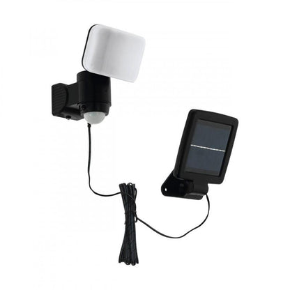 CASABAS APLIQUE PLAST NEGR L115 H155 6500K SOLAR-LED 5W IP44