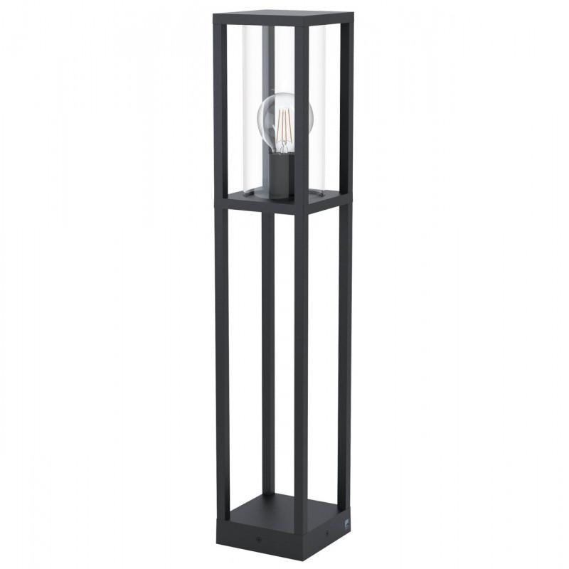 CASCINETTA PIE ALUM NEGRO L150 H795 E27 1X40W IP55