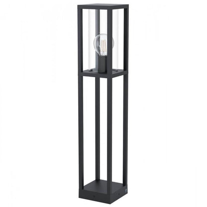 CASCINETTA PIE ALUM NEGRO L150 H795 E27 1X40W IP55