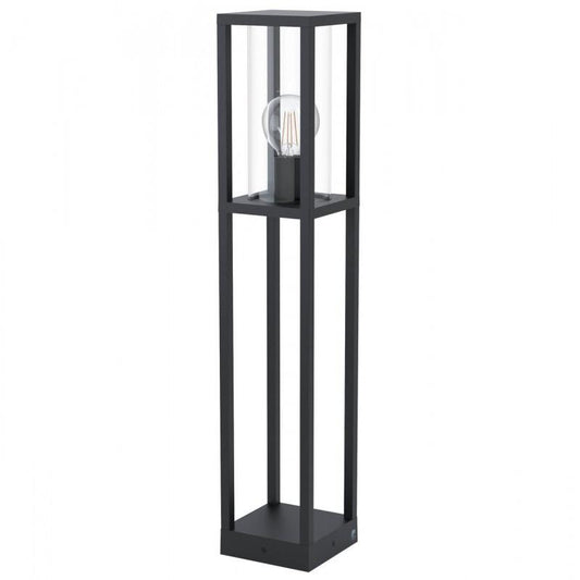CASCINETTA PIE ALUM NEGRO L150 H795 E27 1X40W IP55