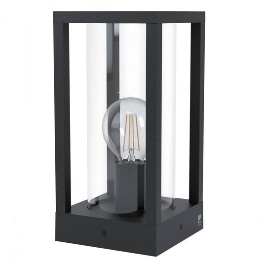 CASCINETTA PED/EX ALUM NEGRO L150 H305 E27 1X40W IP55