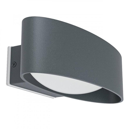 CHINOA APLIQUE ALUM ACERO L270 H75 3000K 1300lm 10W IP54