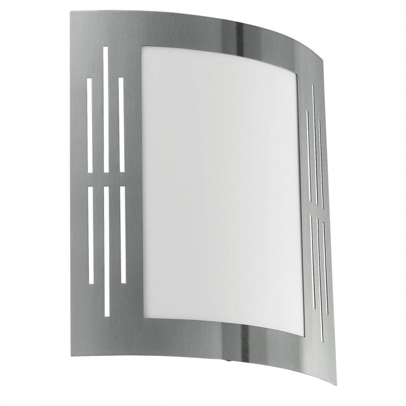 CITY APLIQUE ACERO EXT. 1X15W E27