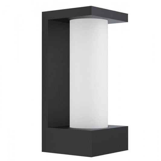 CIVIDINO APLIQUE ALUM NEGR L120 H260 3000K LED 500lm 6W IP44