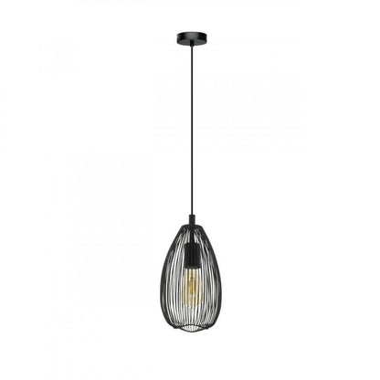 CLEVEDON COLG ACERO NEGRO H1100 DM240 E27 1X60W IP20