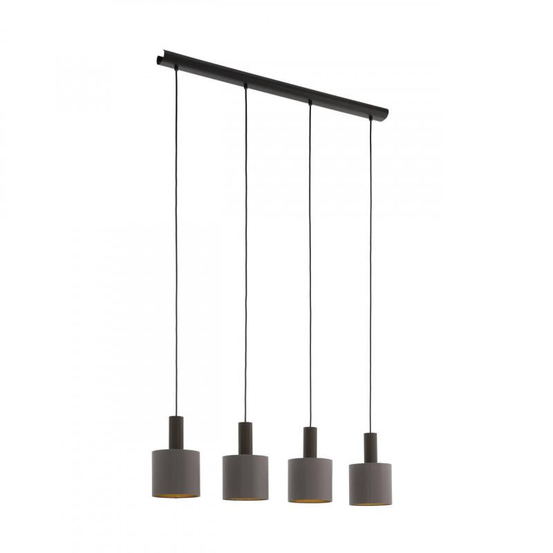 CONCESSA 1 COLG ACERO CAPPUCINO DORADO L940 H1500 E27 4X60W