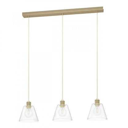 COPLEY LAMP COLG ACERO ALUM DORADO L900 H1100 E27 3X40W IP20