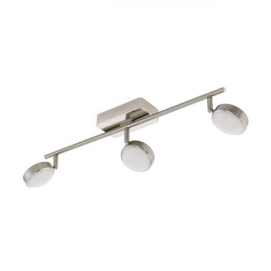 CORROPOLI-C FOCO PLASTICO ACERO NIQUEL L590 2765K LED 3X5W