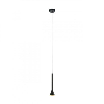 CORTADERAS COLG ACERO NEGRO DORADO H1500 DM95 GU10 1X5W