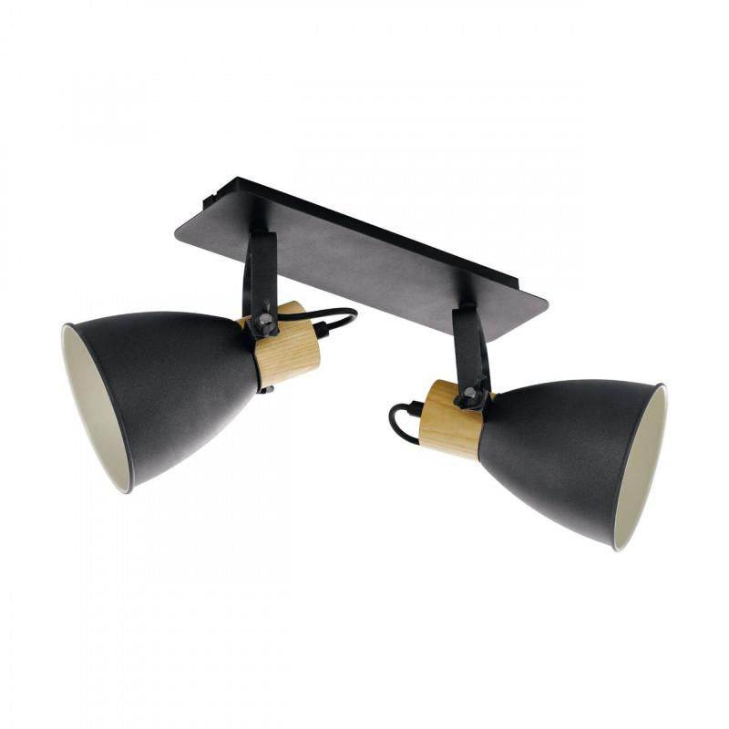 COSWARTH FOCO SP NEGRO MADERA NAT L480 2X25W E27