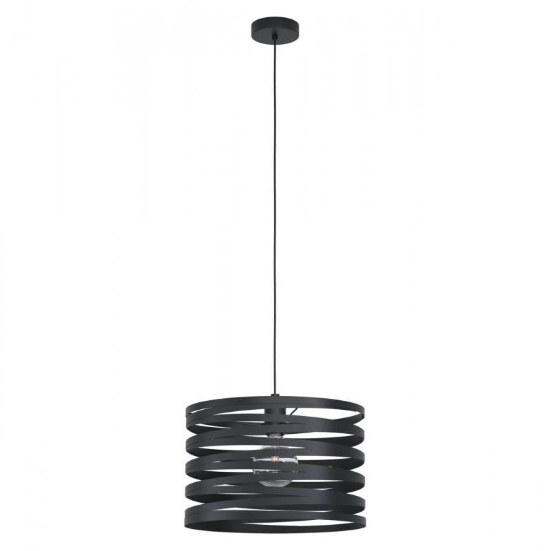 CREMELLA LAMP COLG ACERO NEGRO DM370 1X40W E27