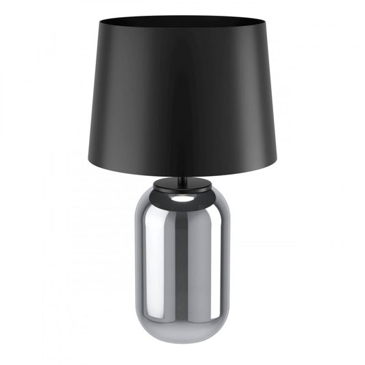 CUITE SOBREMESA VIDRIO NEGRO L7,19 DM605 E27 1X40W