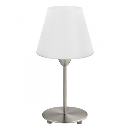 DAMASCO 1 LAMP SOBREMESA SATIN NIQUEL DM145 H300 1X60W E14