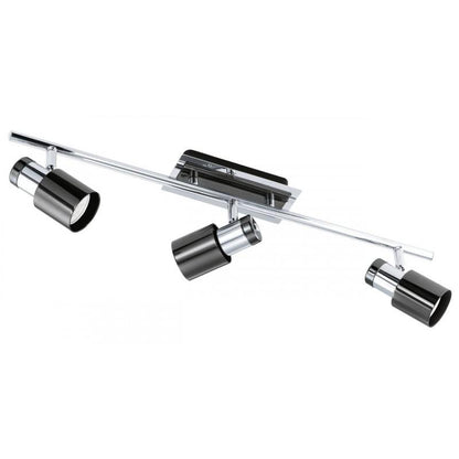 DAVIDA 1 APLIQUE FOCO RIEL TECHO NEGRO 3X5W GU10 LED 1200lm