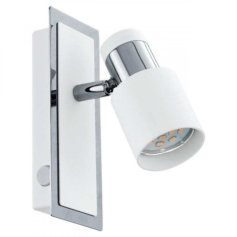 DAVIDA LAMP FOCO ACERO CROMO BLANCO L165 GU10 1X5W