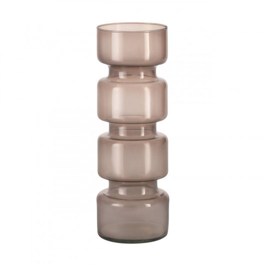 DELNITE SET X1 FLORERO DE VIDRIO CAFÉ H260 DM90