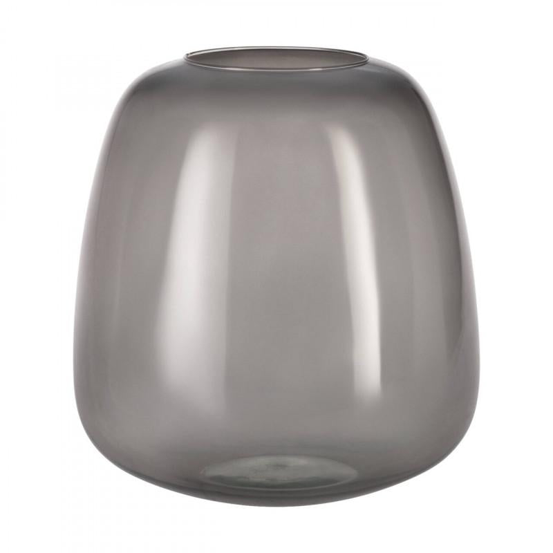 DELNITE FLORERO DE VIDRIO GRIS H245 DM230
