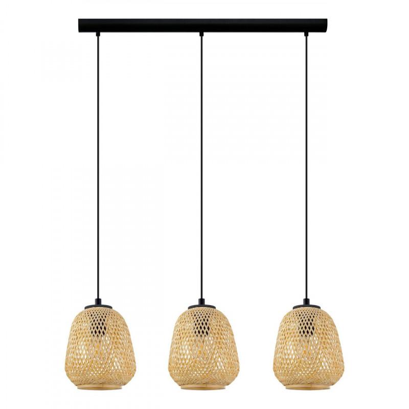 DEMBLEBY COLG ACERO NEGRO L900 H1100 E27 3X40W
