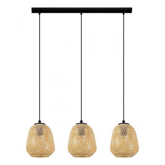 DEMBLEBY COLG ACERO NEGRO L900 H1100 E27 3X40W