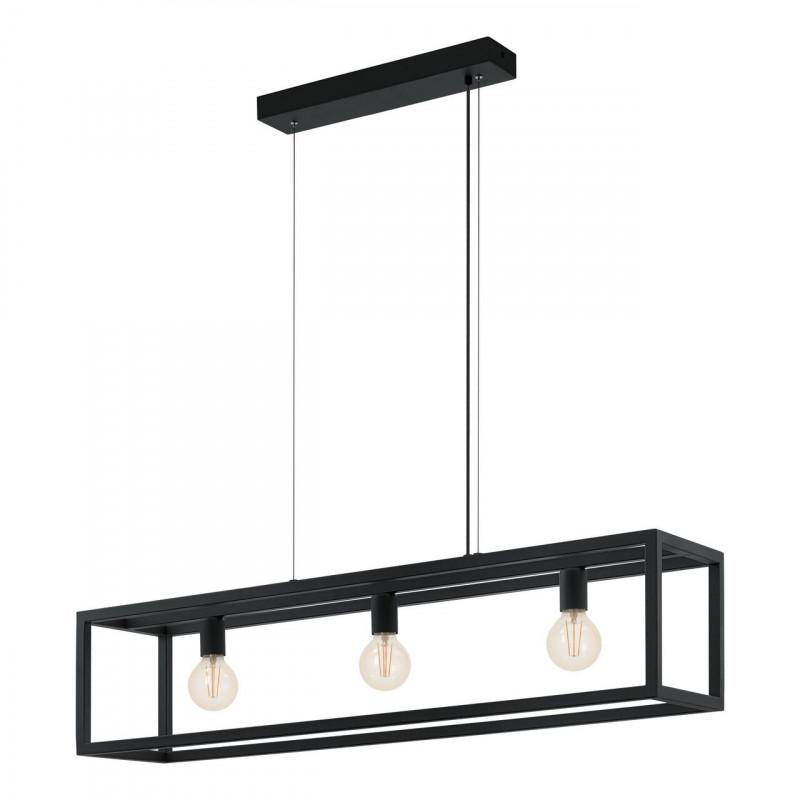 ELSWICK COLG ACERO NEGRO L1100 H1500 DM0  E27  3X60W IP20