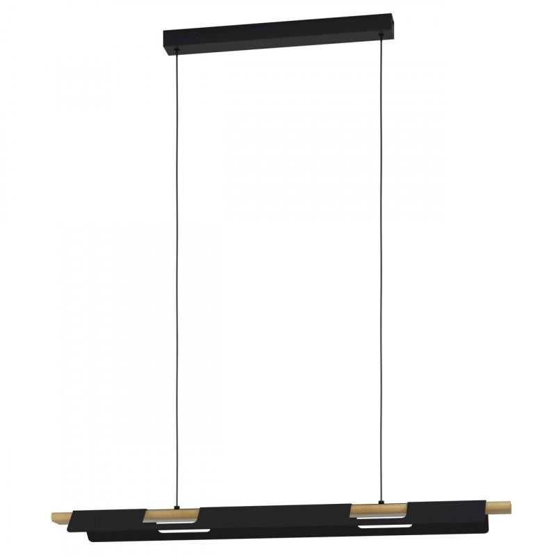 ERMUA COLG ACERO CAFÉ OSCURO L1000 H1100 3000K 3850lm 27W