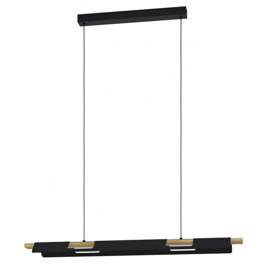 ERMUA COLG ACERO CAFÉ OSCURO L1000 H1100 3000K 3850lm 27W