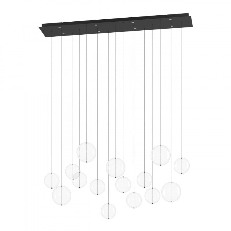 ESPARDELLO COLG ACERO NEGRO L10,56 DM1500 4080lm 8X5,4W