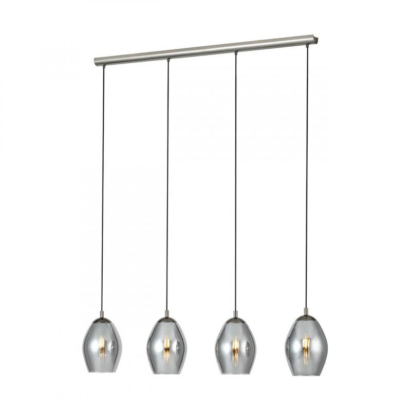 ESTANYS COLG ACERO NICKEL L1130 H1500 DM0 E27 4X60W IP20