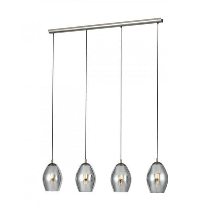 ESTANYS COLG ACERO NICKEL L1130 H1500 DM0 E27 4X60W IP20