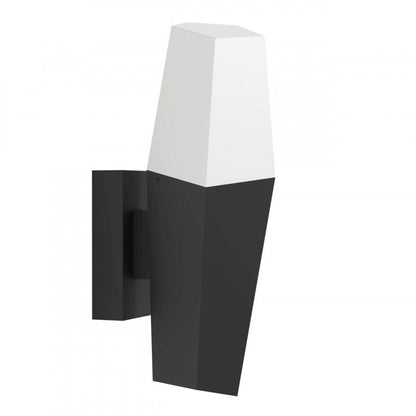 FARINDOLA APLIQUE ACERO NEGRO L115 H325  E27 1X25W IP44