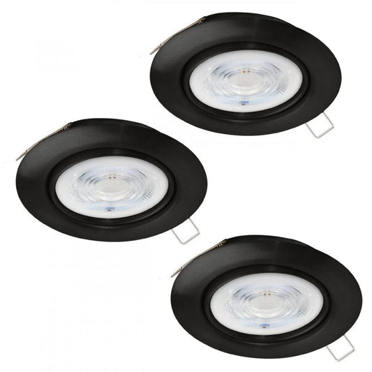 FAVAZZINA EMB ACERO NEGRO L0 H0 DM88 2700K GU10 3X4W IP20