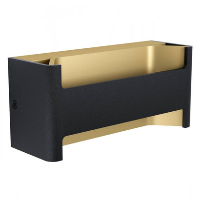 FELONICHE APLIQ MURO ALU NEGR DORADO L220 10W LED LC 1100lm