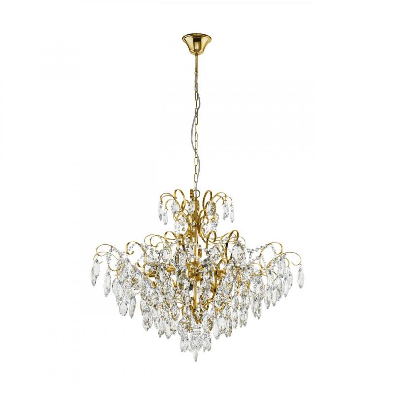 FENOULLET 1 LAMP COLG ACERO DORADO H1210 DM735 E14 9X25W